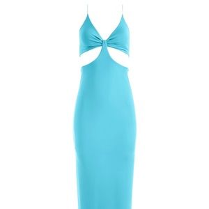 Alice + Olivia Maxi dress with side cut-outs.